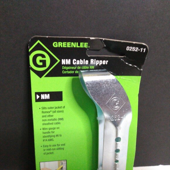 New Greenlee 0252-11 NM Cable Ripper - Picture 3 of 8